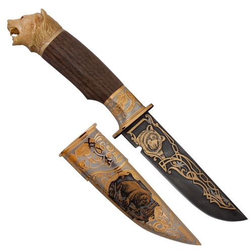 Нож украшенный «Три медведя» Н8